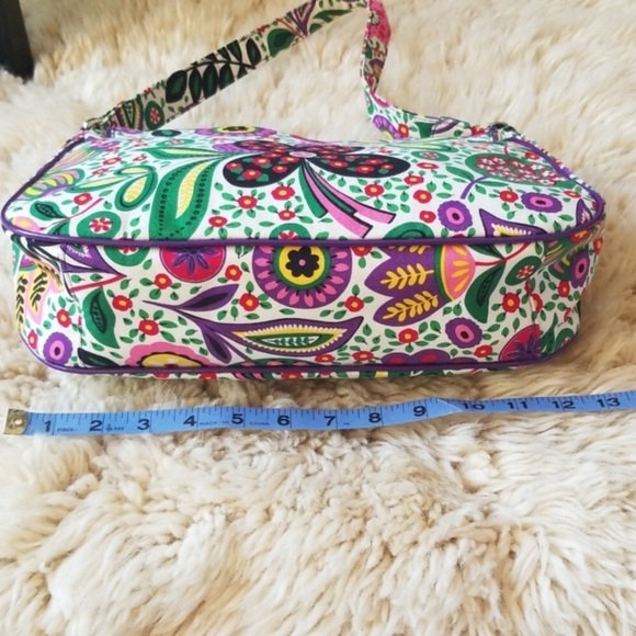 VERA BRADLEY Flap Shoulder Bag in Viva La Vera Print (Discontinued) - Picture 7 of 10